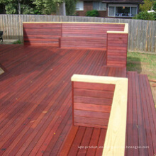 Antideslizante Merbau Hardwood Yard Cubierta de piso de madera